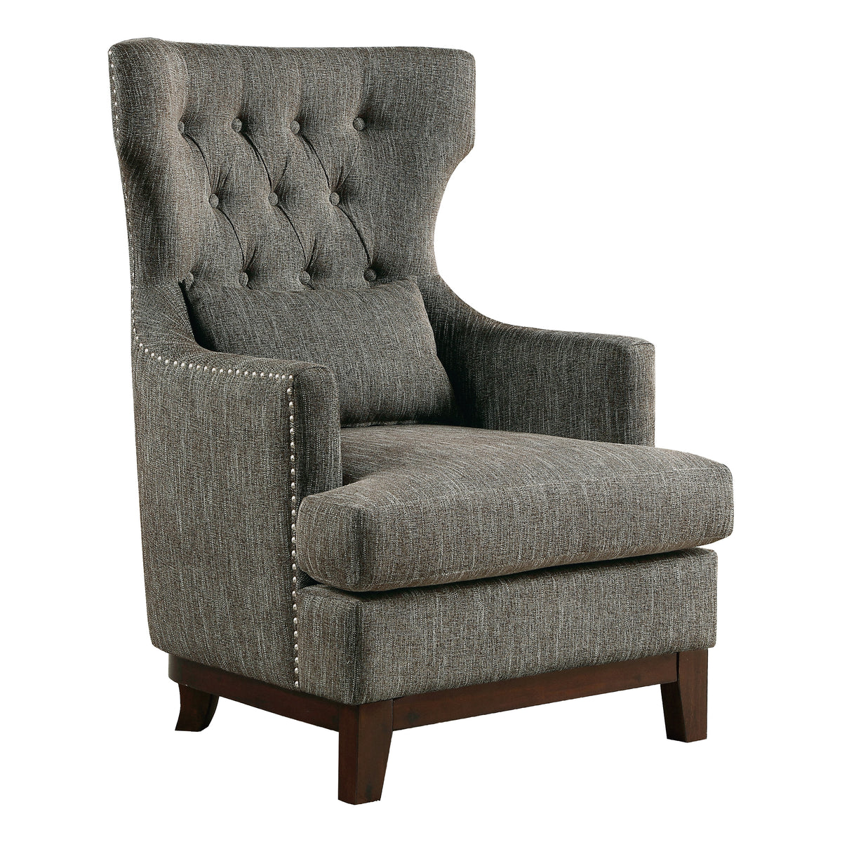 Adriano Brownish Grey  Accent Chair 1217