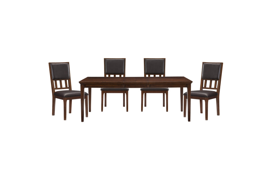 Frazier Park Brown Cherry Extendable Dining Set 1649