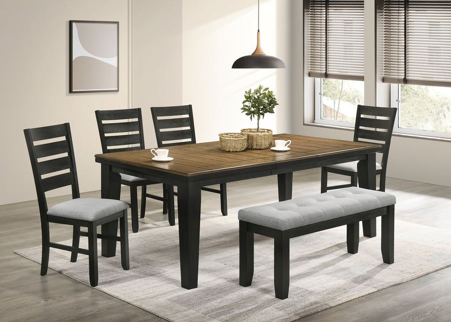 Bardstown Charcoal/Wheat Extendable Dining Set 2152