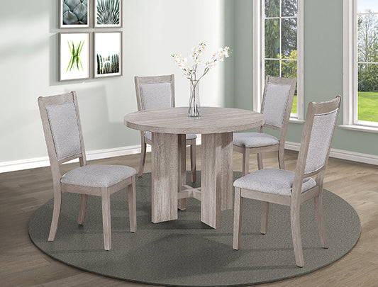 Amara Driftwood 5pc Dining Room Set 2215