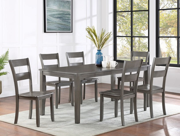 Ryan Grey 7pc Dining Room Set 2265