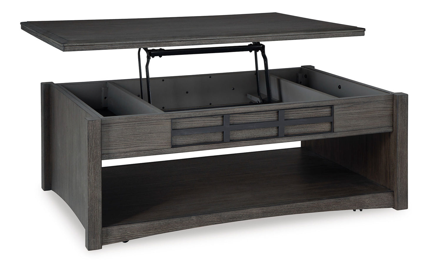 Montillan Grayish Brown Coffee Table T651