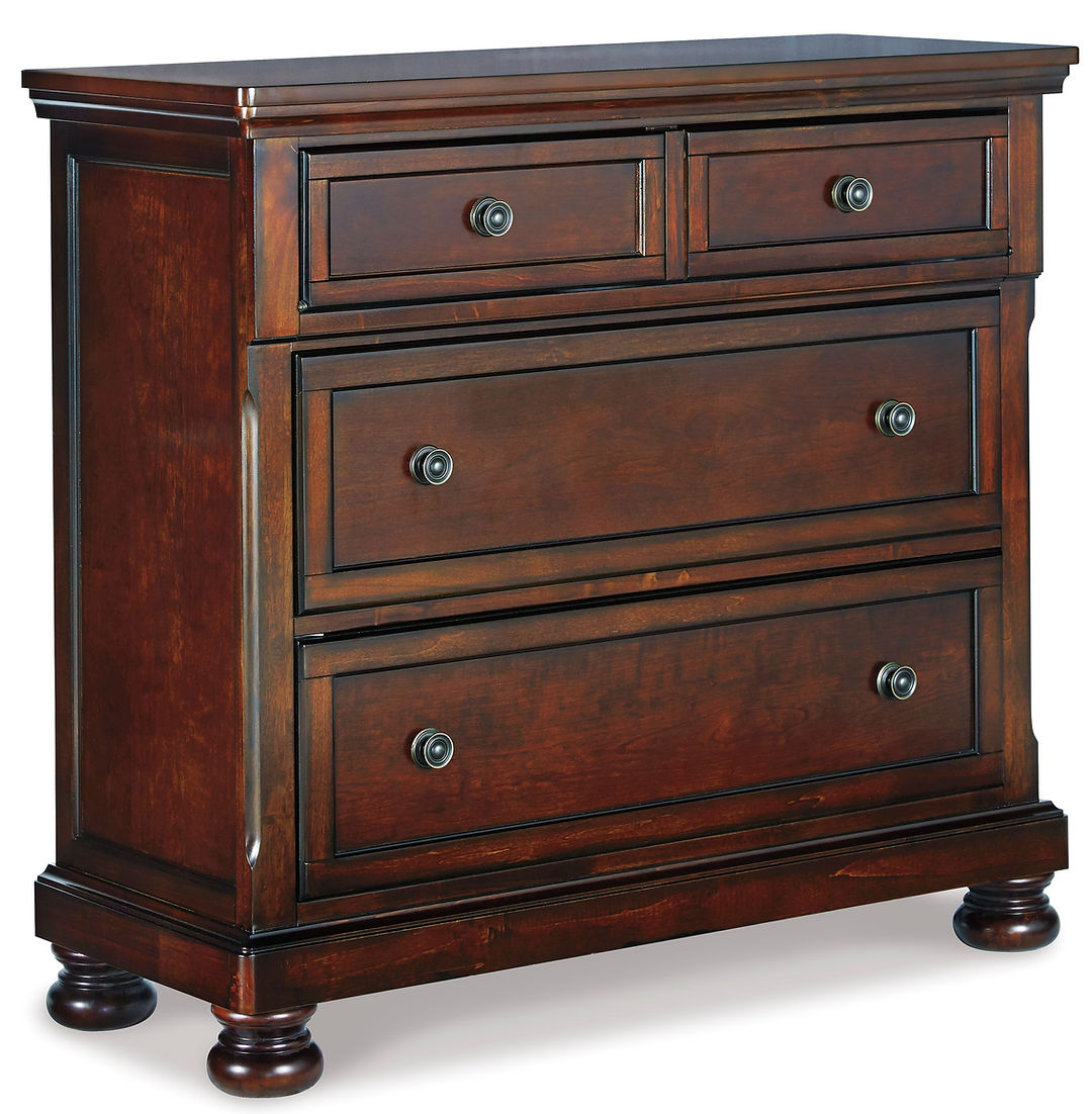 Porter Cherry Platform Bedroom Set B697