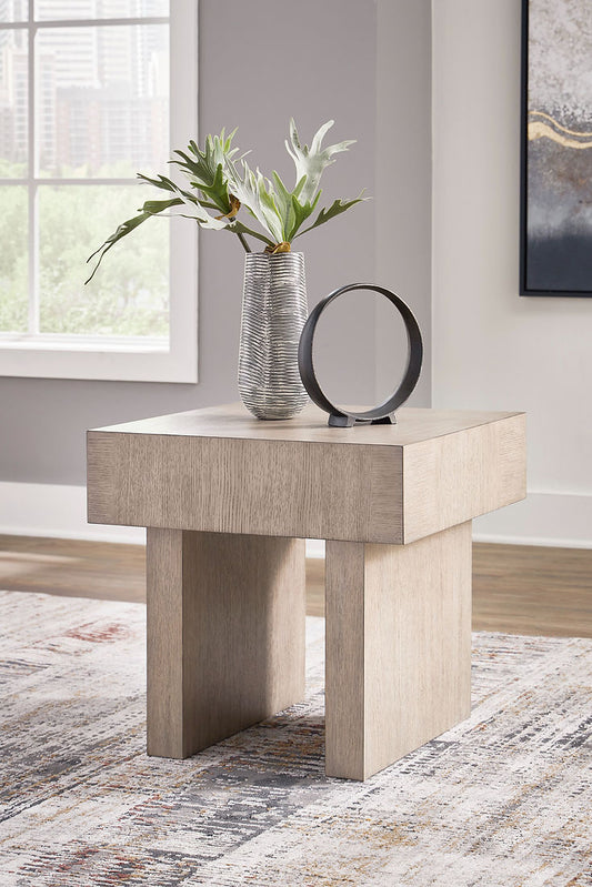 Jorlaina Light Grayish Brown End  Table T922-2