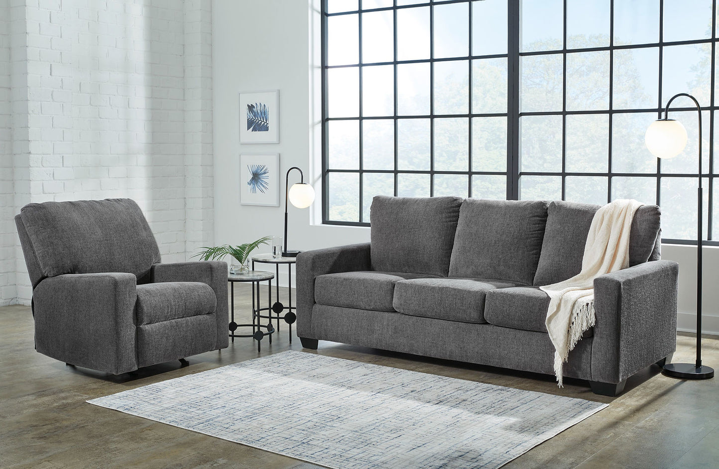 Rannis Pewter Queen Sofa Sleeper 53602