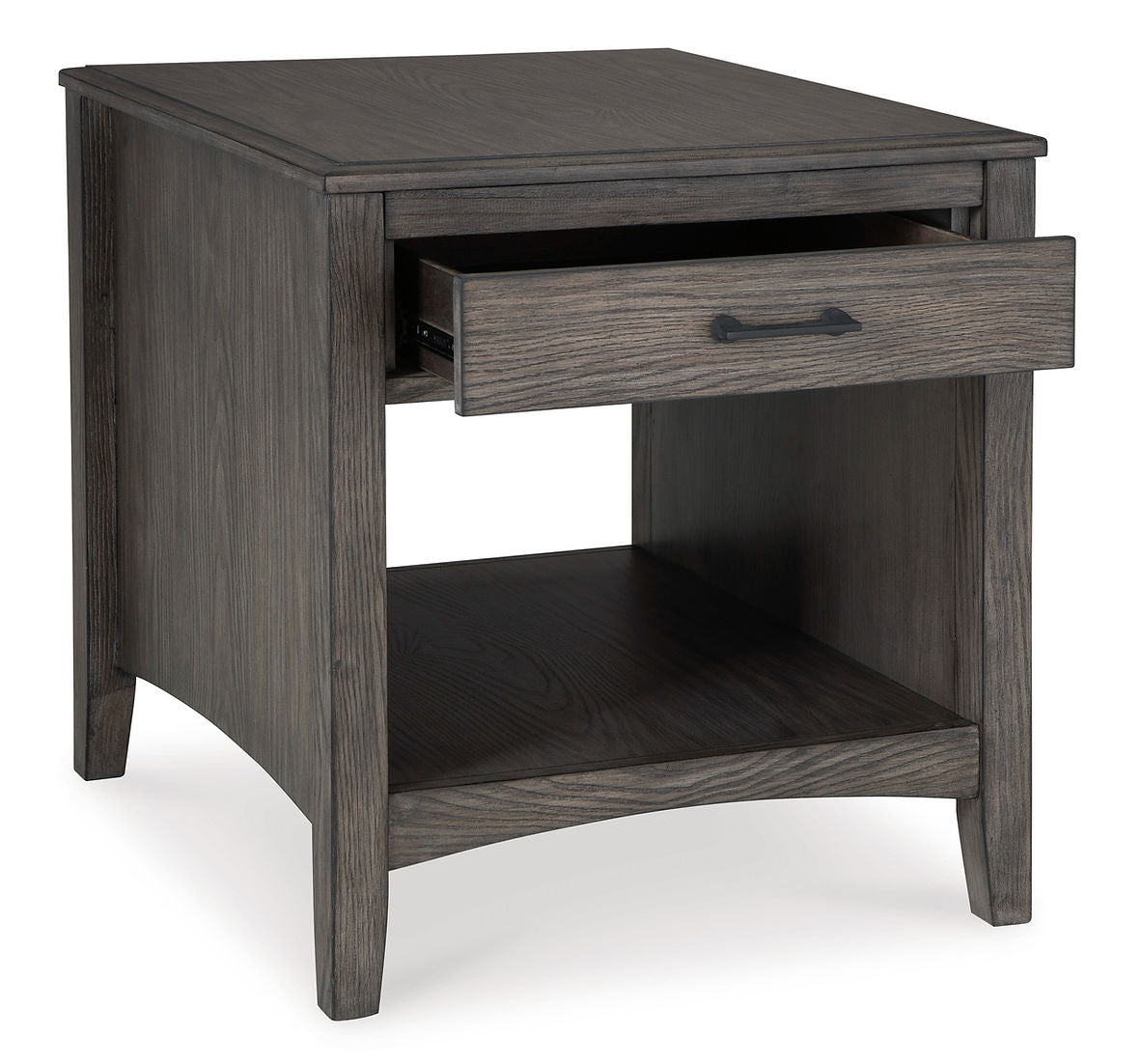 Montillan Grayish Brown End Table T651-3