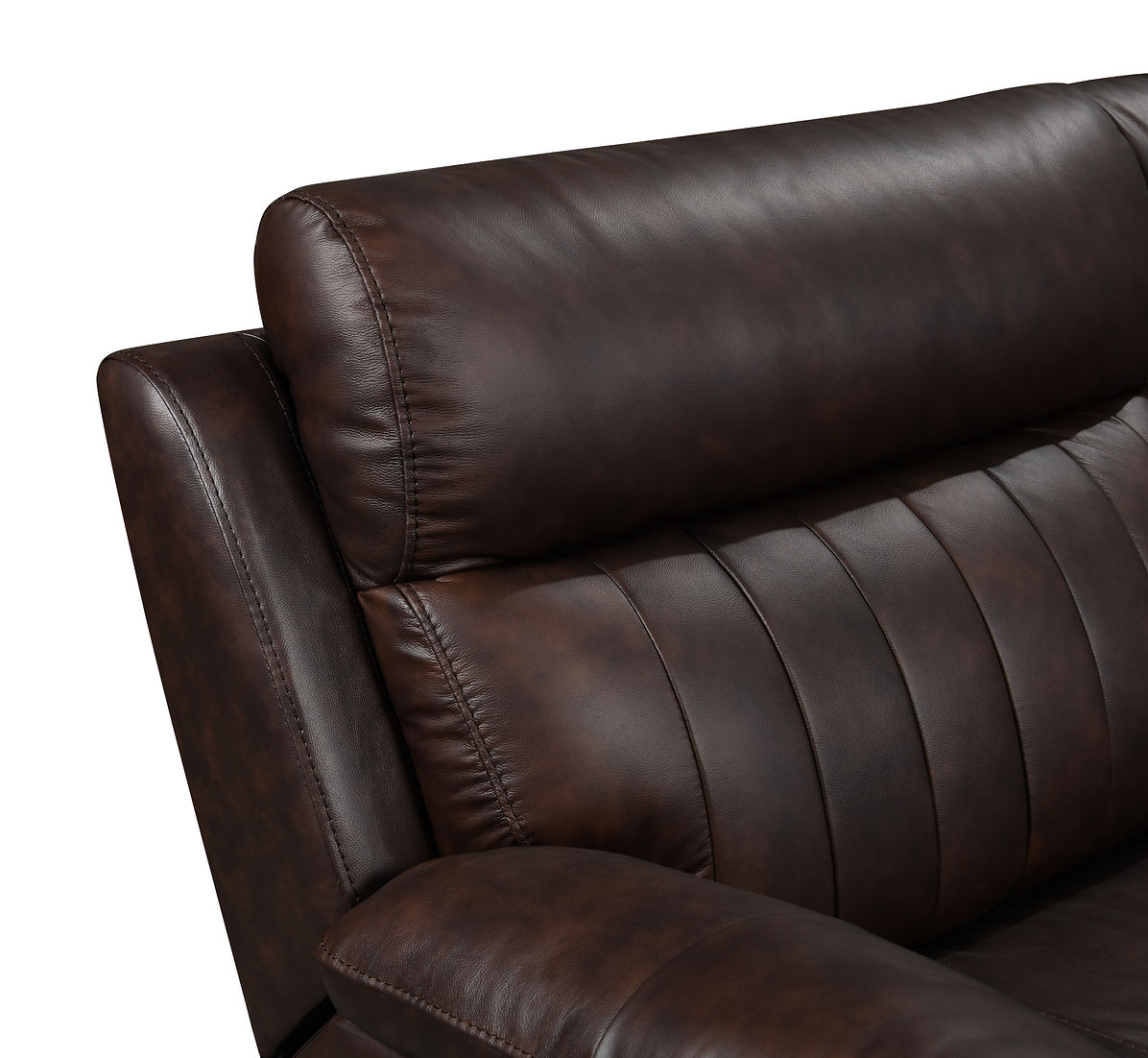 Fresno Brown POWER Reclining Sectional S7572