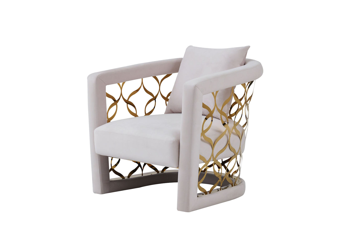 Tony Cream Accent Chair S851