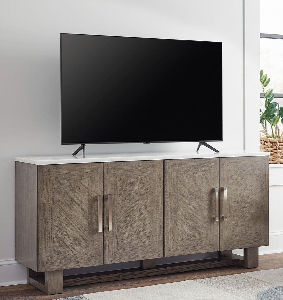 Loyaska Greyis Brown 68" TV Stand W854