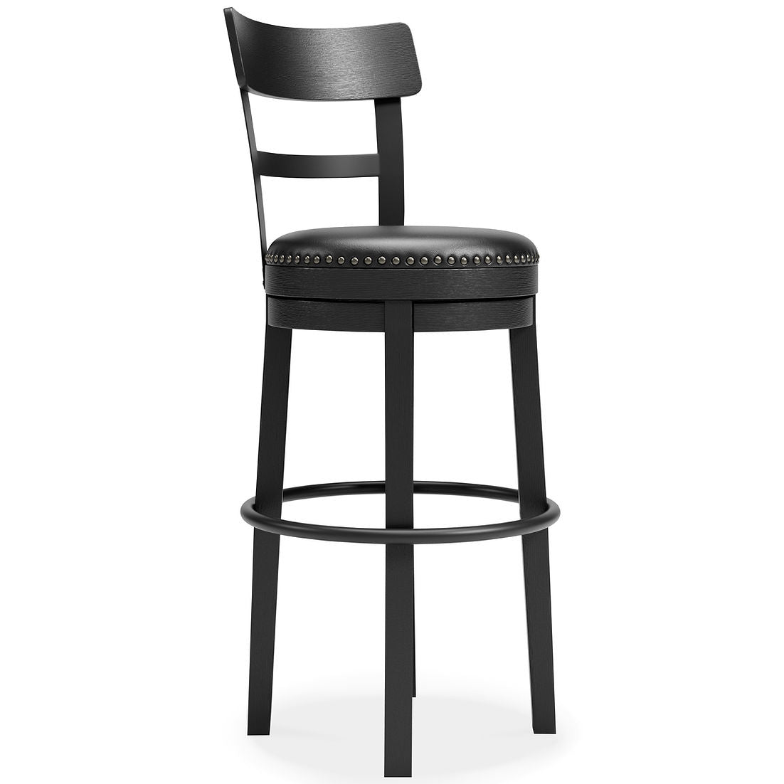 Valebeck Black Swivel  Barstool D546