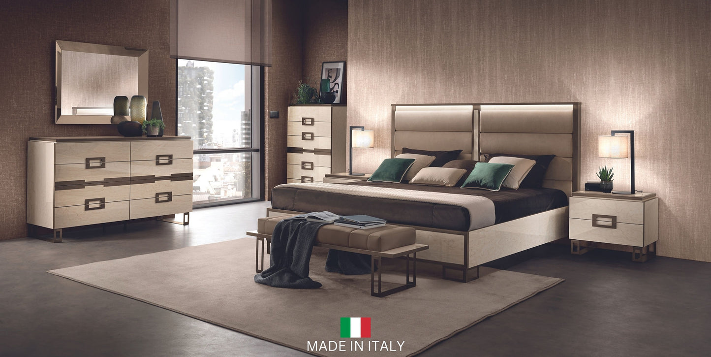 Poesia Collection Italian Panel Bedroom Set