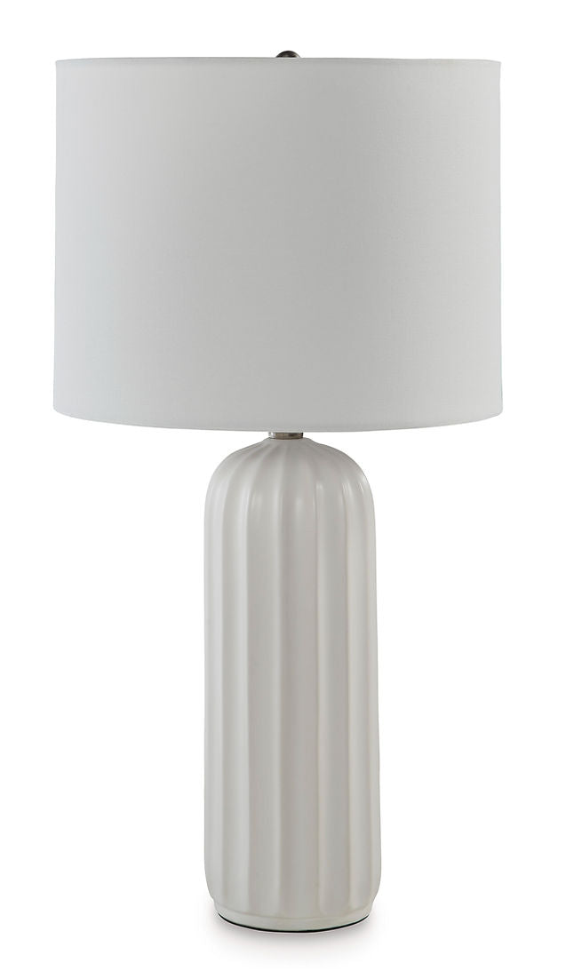 Clarkland White Table Lamp (Set of 2) L177974