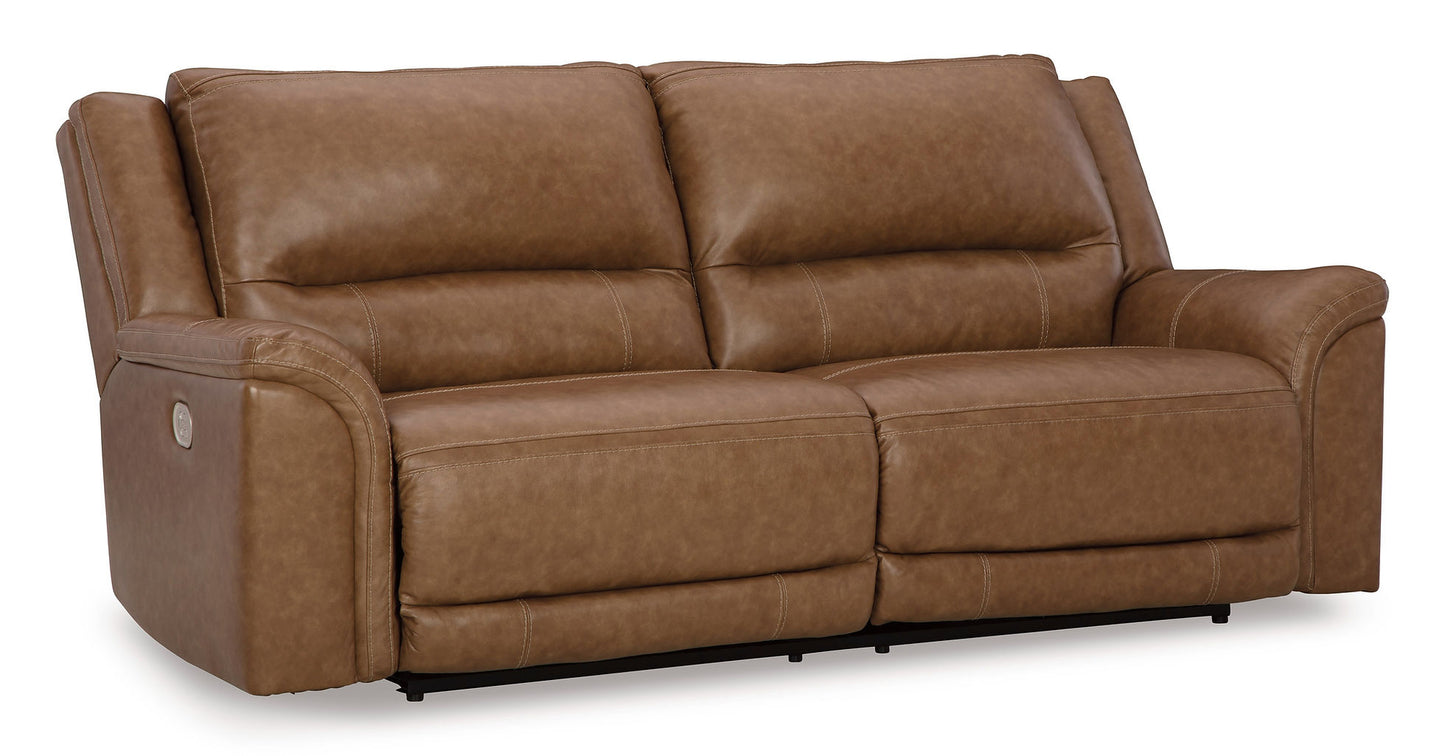 Trasimeno Caramel POWER Sofa and Loveseat U82815