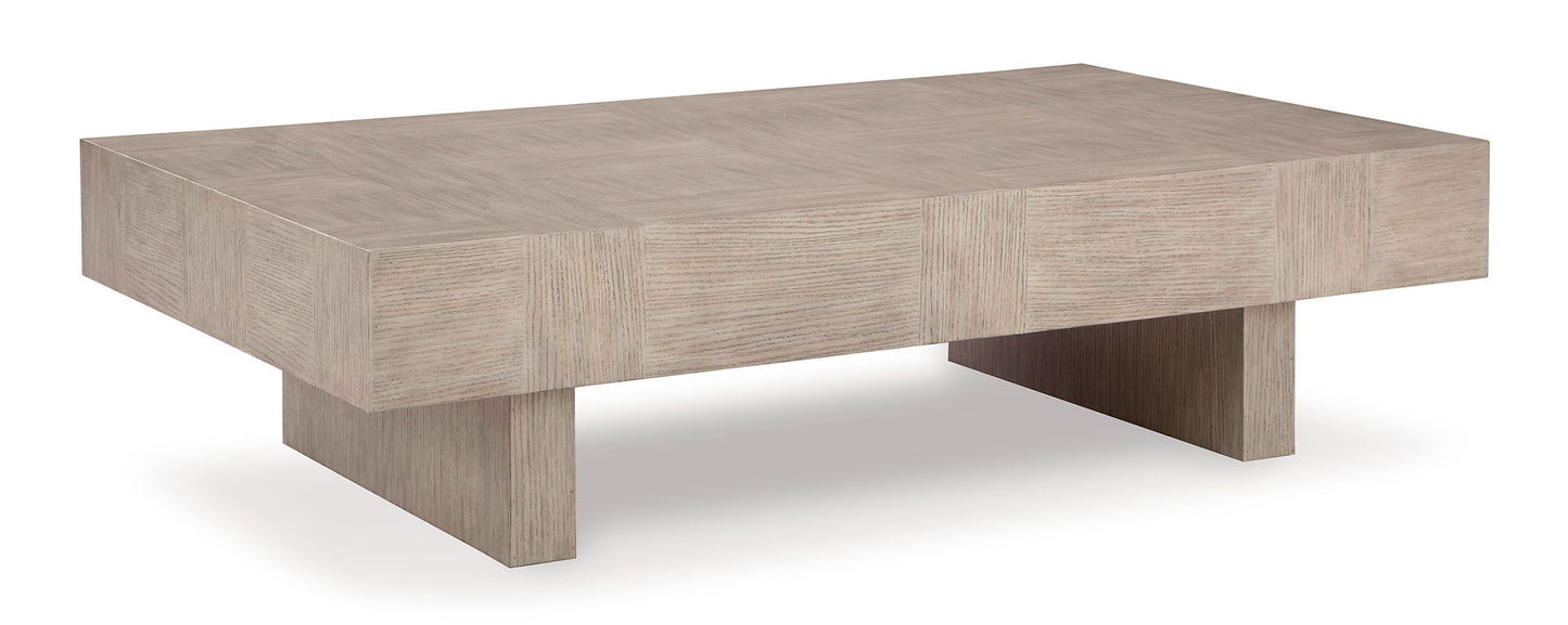 Jorlaina Light Grayish Brown Coffee Table T922-1