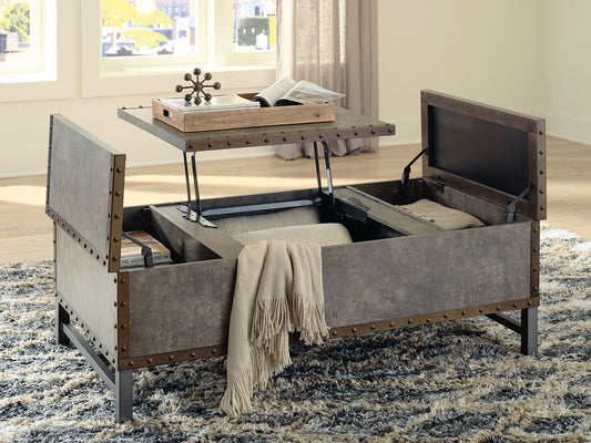 Derrylin Brown Lift Top Coffee Table T973-9