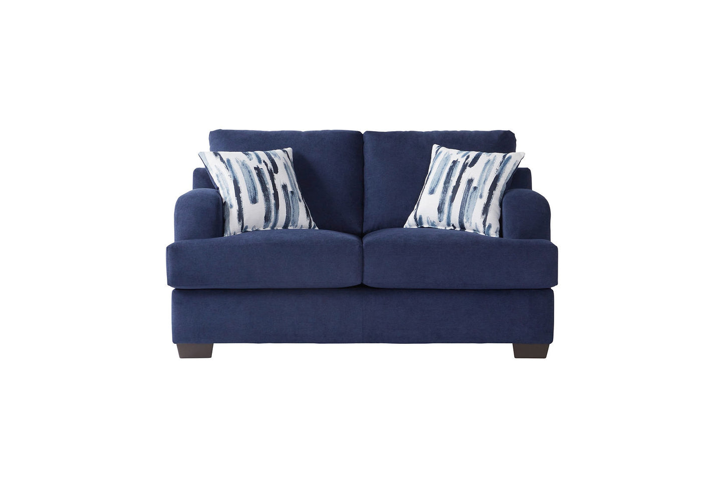 Cameo Navy Sofa and Loveseat S14100