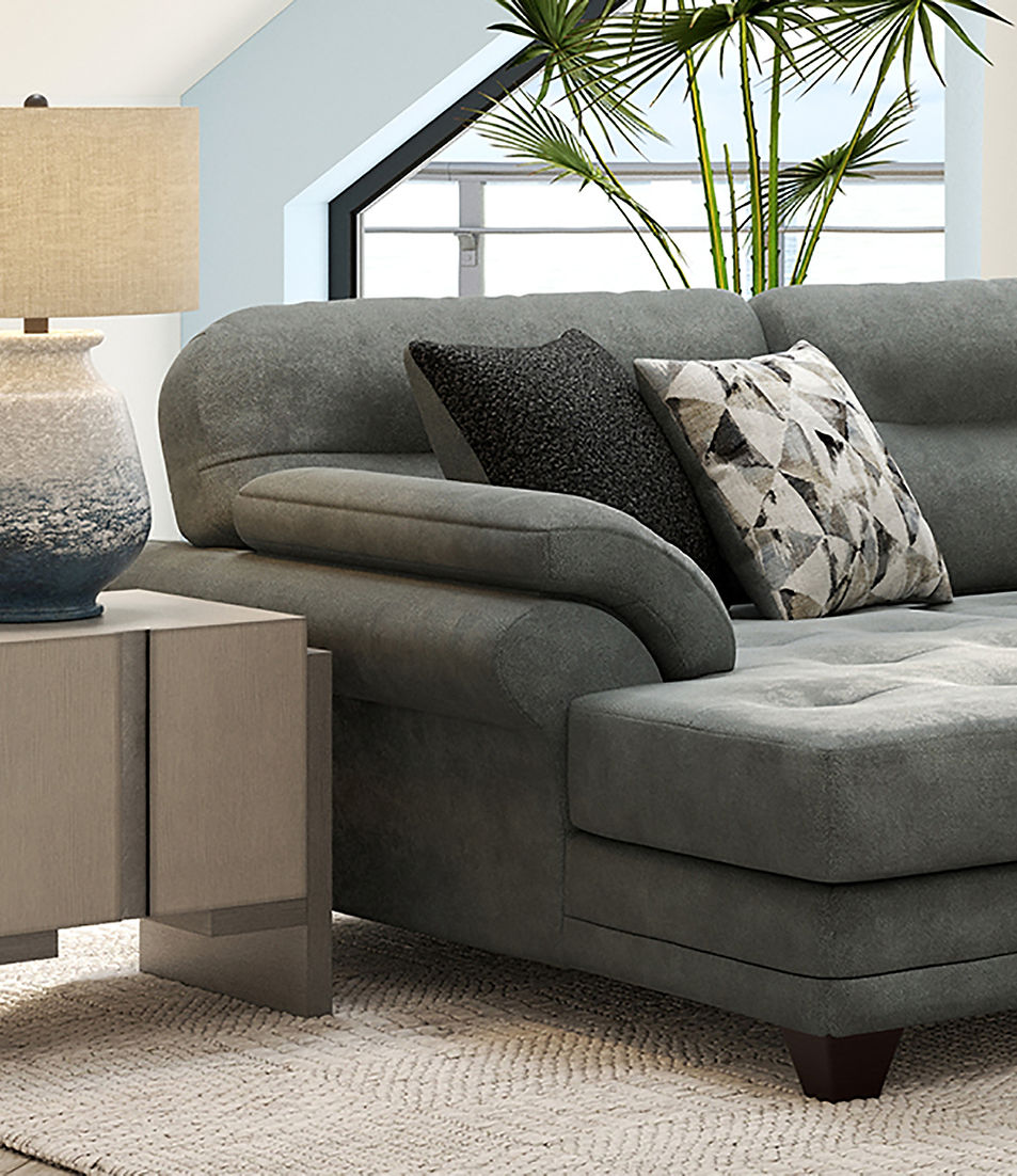 Capulet Bayou Gray Sectional S21900