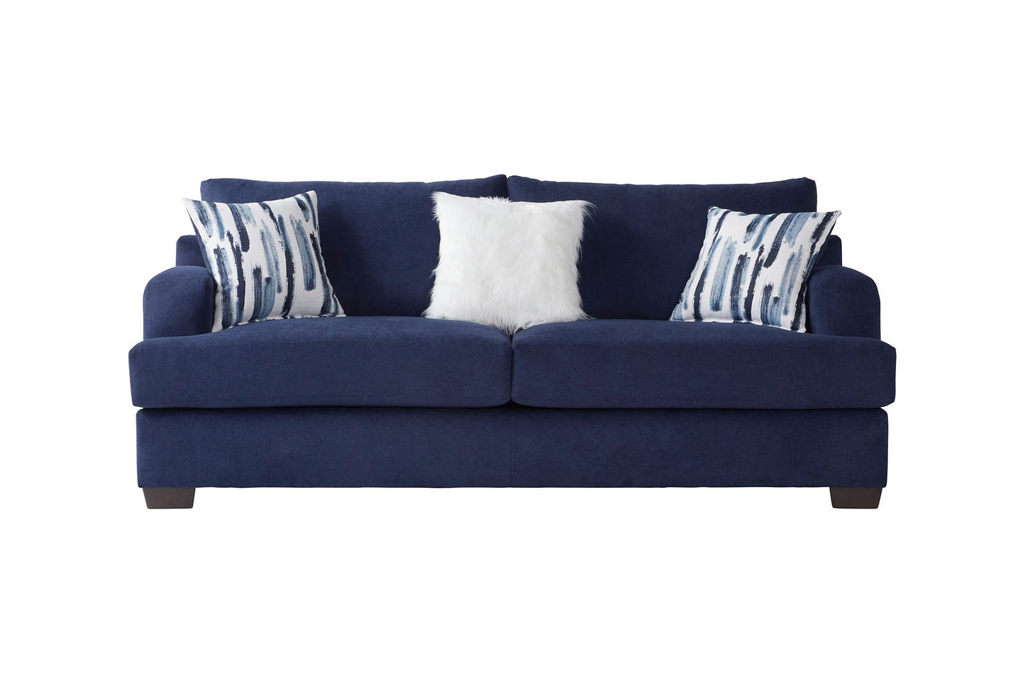 Cameo Navy Sofa and Loveseat S14100