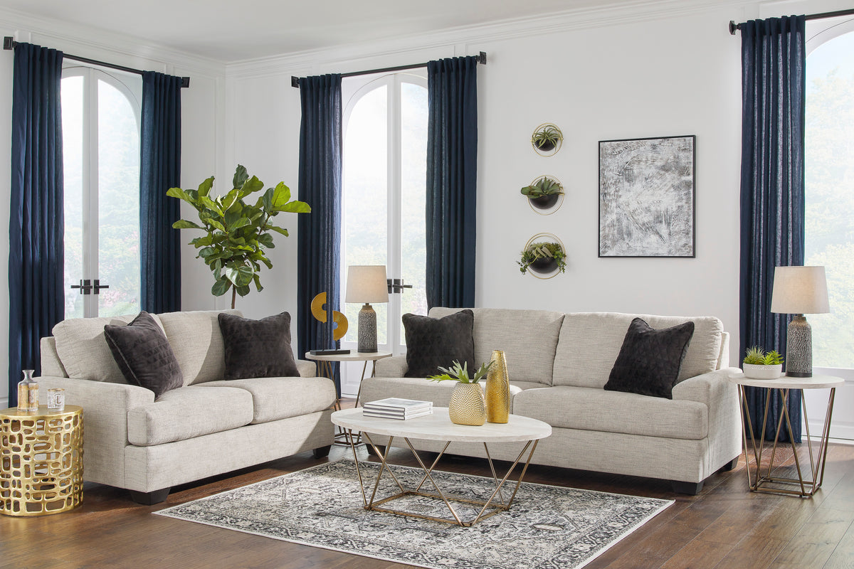 Vayda Pebble Sofa and Loveseat 33104