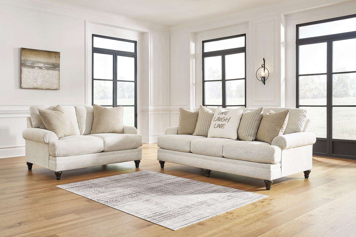 Valerani Sandstone Sofa and Loveseat 35702