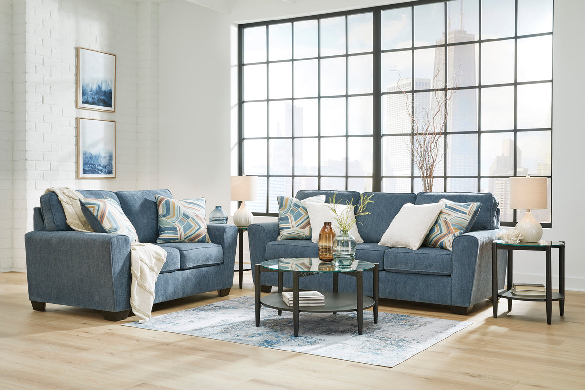 Cashton Blue Living Room Set

40605