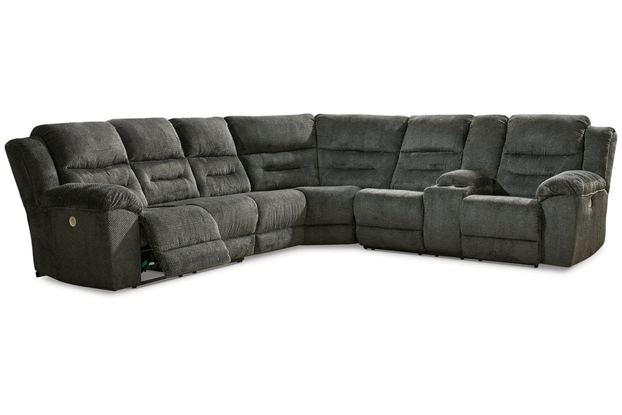 Nettington Smoke POWER 4pc Sectional 44101