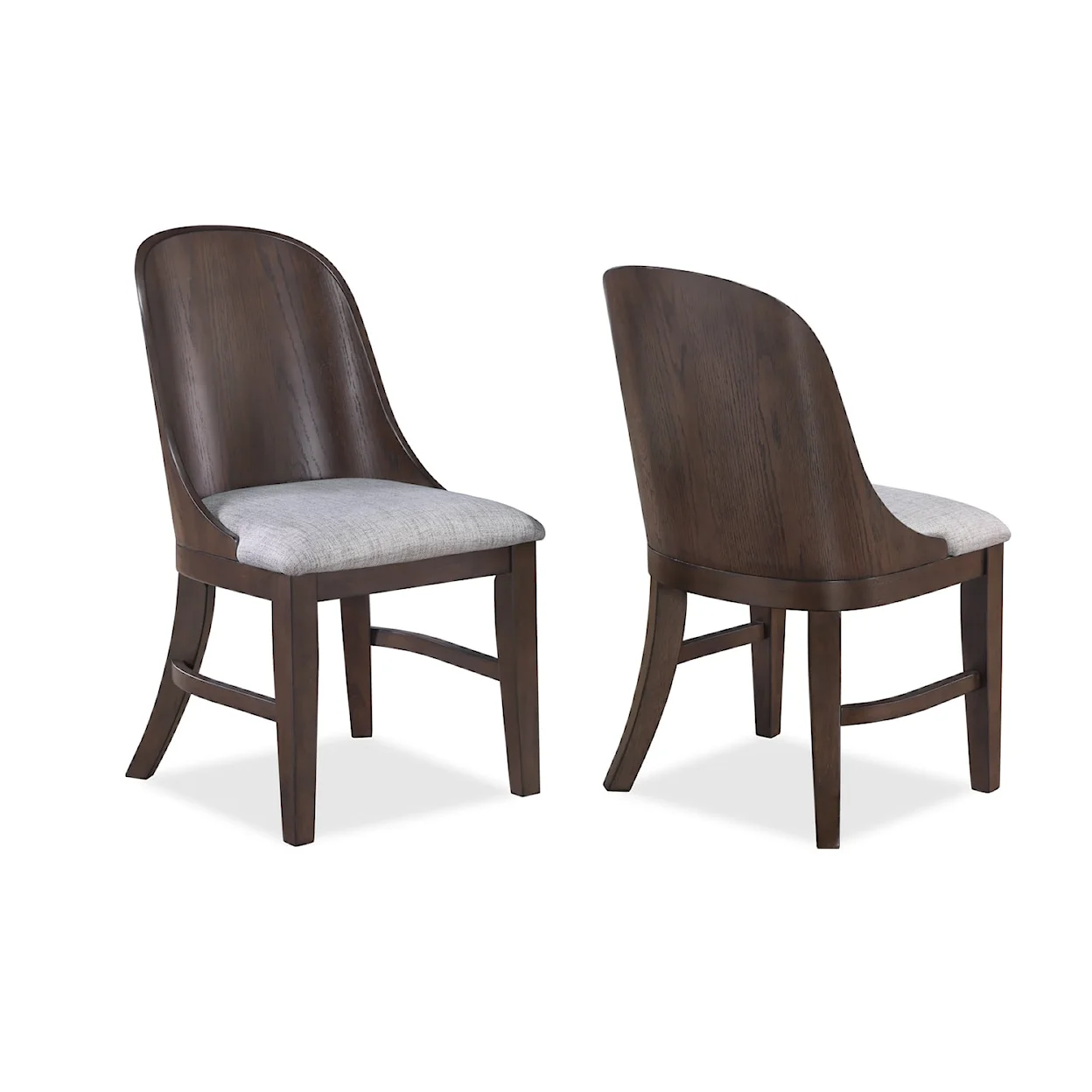 Cullen Brown Oval  Dining  Set 2268