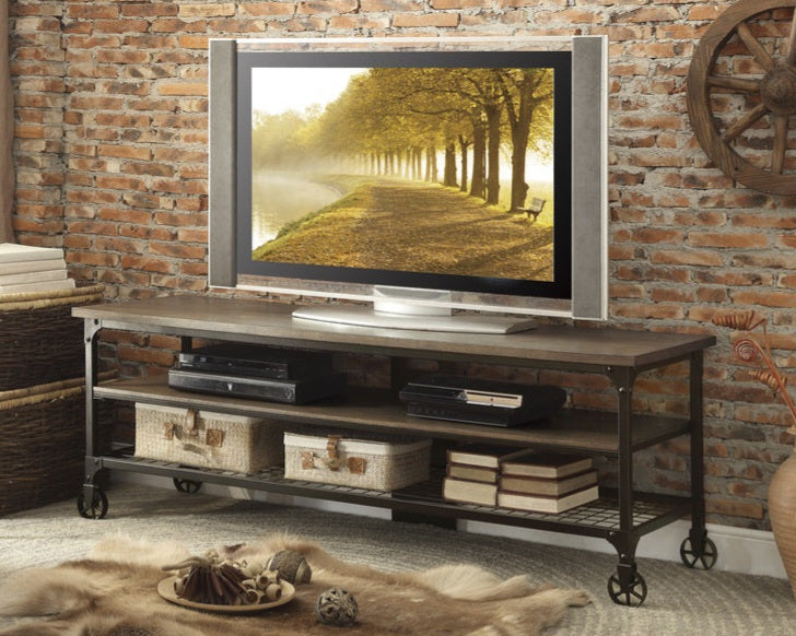 Millwood Natural/Rustic 65" TV Stand 50990