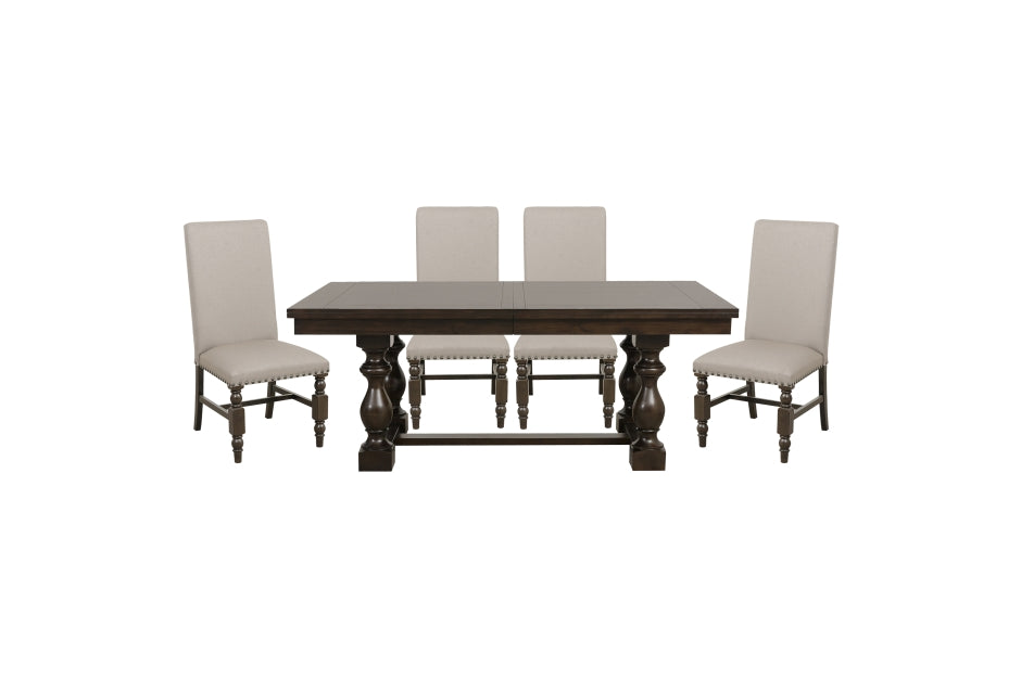 Reid Cherry Extendable Dining Set 5267