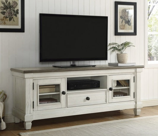 Granby Antique White 64" TV Stand