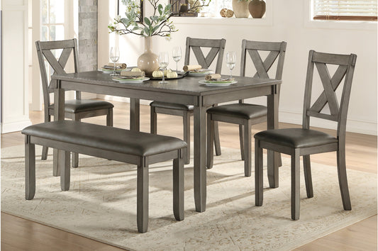 Holders Grey 6pc Dining Room Set 5693