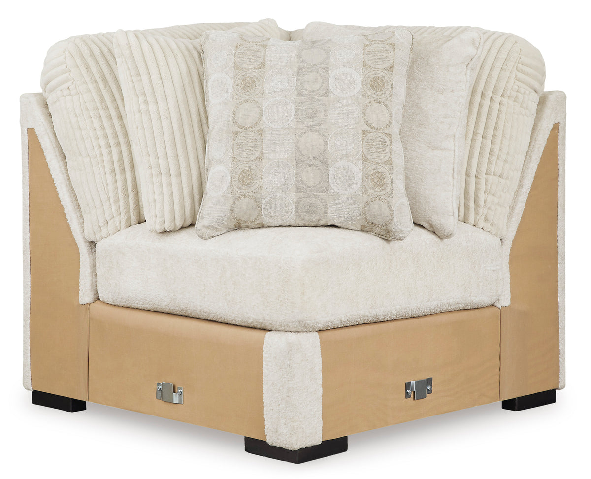 Chessington Ivory OVERSIZED 4pc RAF Chaise Sectional 61904