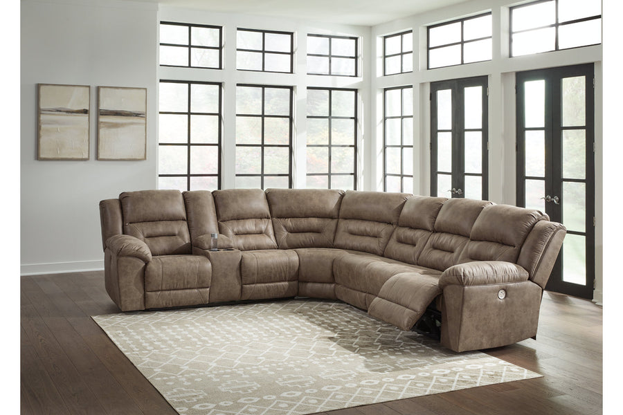 Ravenel Fossil 4pc POWER Reclining Sectional 83106