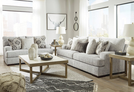 Mercado Pewter Sofa & Loveseat 84604