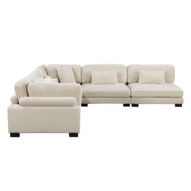 Traverse Beige 5pc Modular Sectional 8555