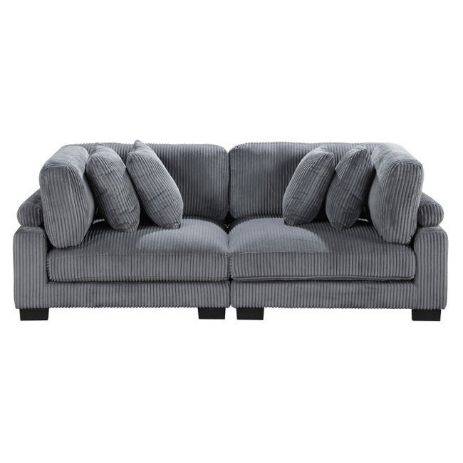 Traverse Gray Sofa and Loveseat 8555