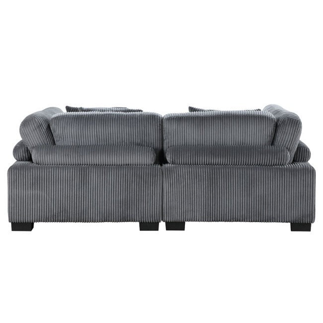 Traverse Gray Sofa and Loveseat 8555