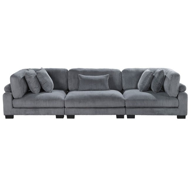 Traverse Gray Sofa and Loveseat 8555