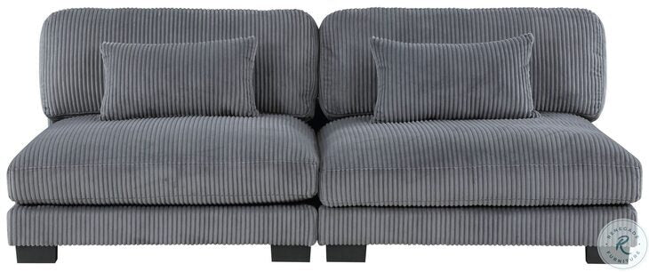 Traverse Gray 6pc Modular Sectional 8555