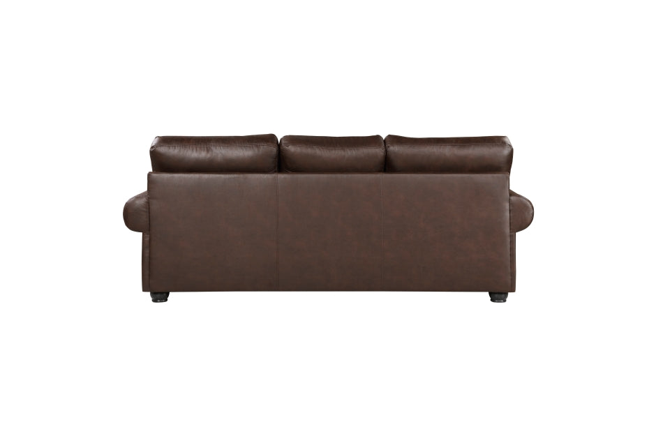 Franklin Brown Sofa and Loveseat 9260