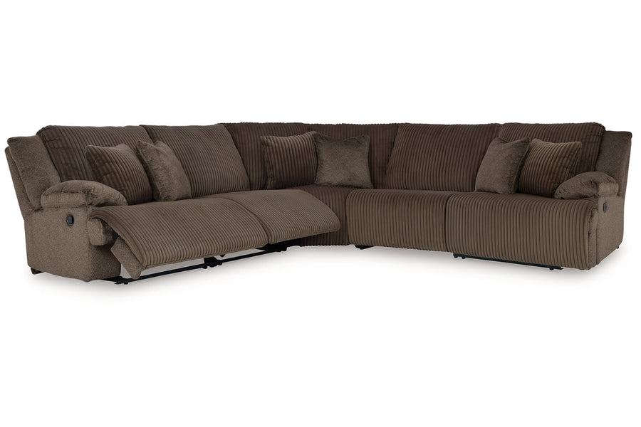 Top Tier Chocolate 5pc  Reclining Sectional
92705