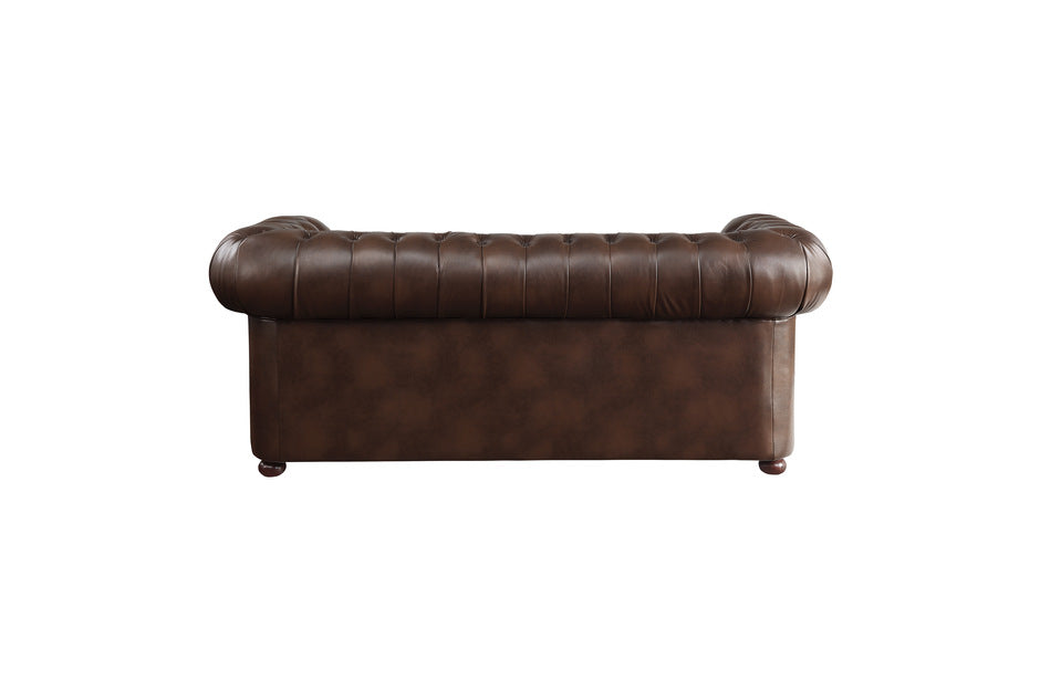 Tiverton Brown Sofa & Loveseat Set 9335