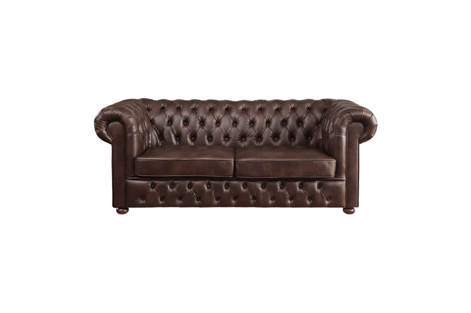 Tiverton Brown Sofa & Loveseat Set 9335