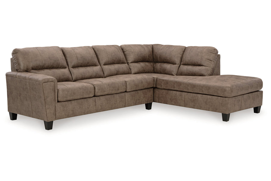 Navi Fossil 2pc Sectional with Chaise | 94003