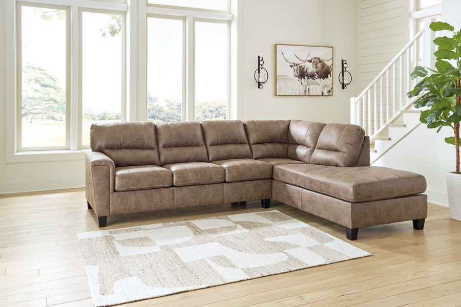 Navi Fossil 2pc Sectional with Chaise | 94003