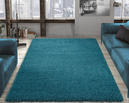 Cozy  Navy Shag Area Rug
SHG2766 8X10