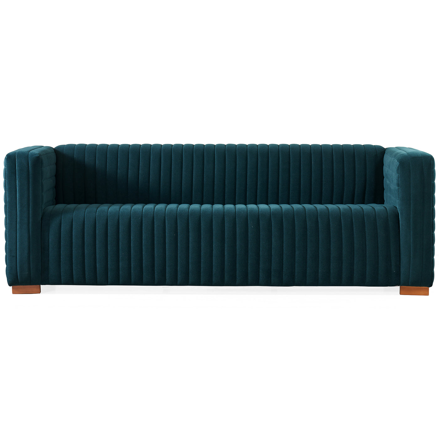 Elara Blue Velvet 91" Sofa