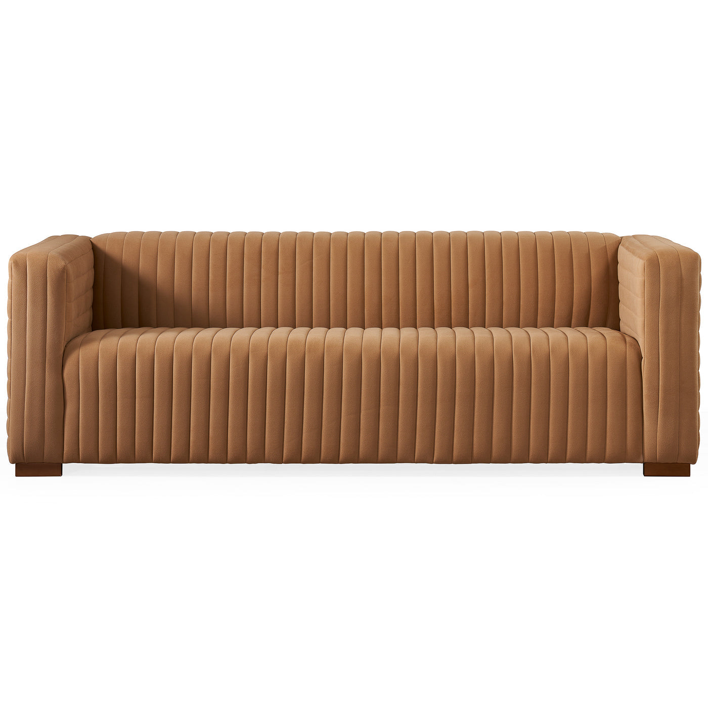 Elara Mocha Velvet 91" Sofa