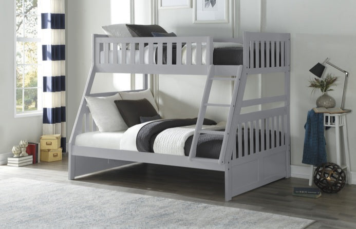 Orion Twin/Full Grey Bunk Bed B2063