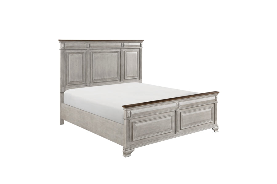 Marquette Brown/Gray Finish Panel Bedroom Set 1449